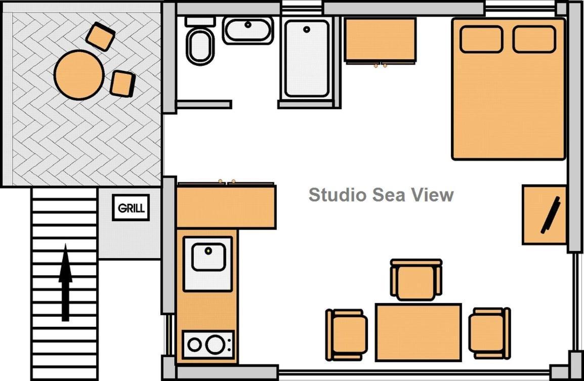 Appartement Sea View Borik *